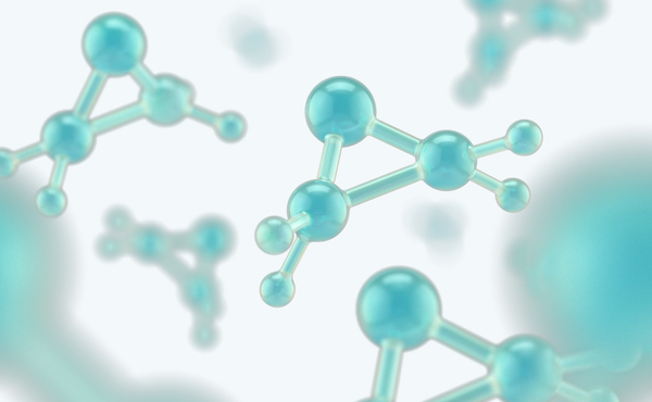 Ethylenoxid-Moleküle