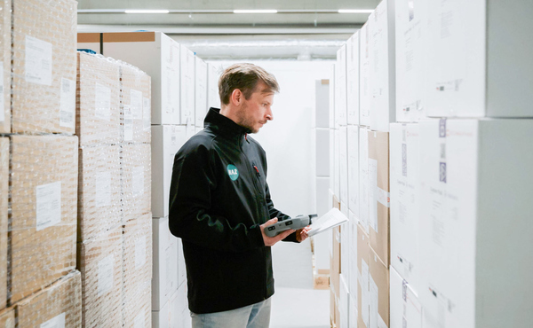 Arbeiten im Lager von HA2