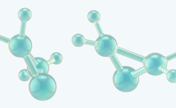 Ethylenoxid-Moleküle